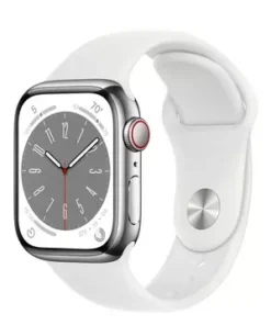 Apple Watch Series 8 41mm 4G viền nhôm dây cao su Esim | Chính hãng VN/A 8 vien nhom day cao su mau bac