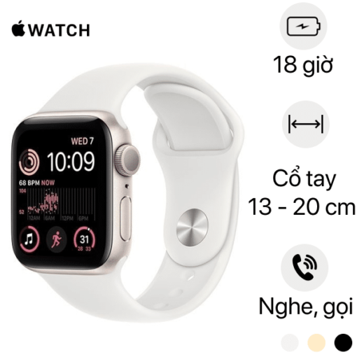Apple Watch SE 2022 40mm | Chính Hãng VN/A