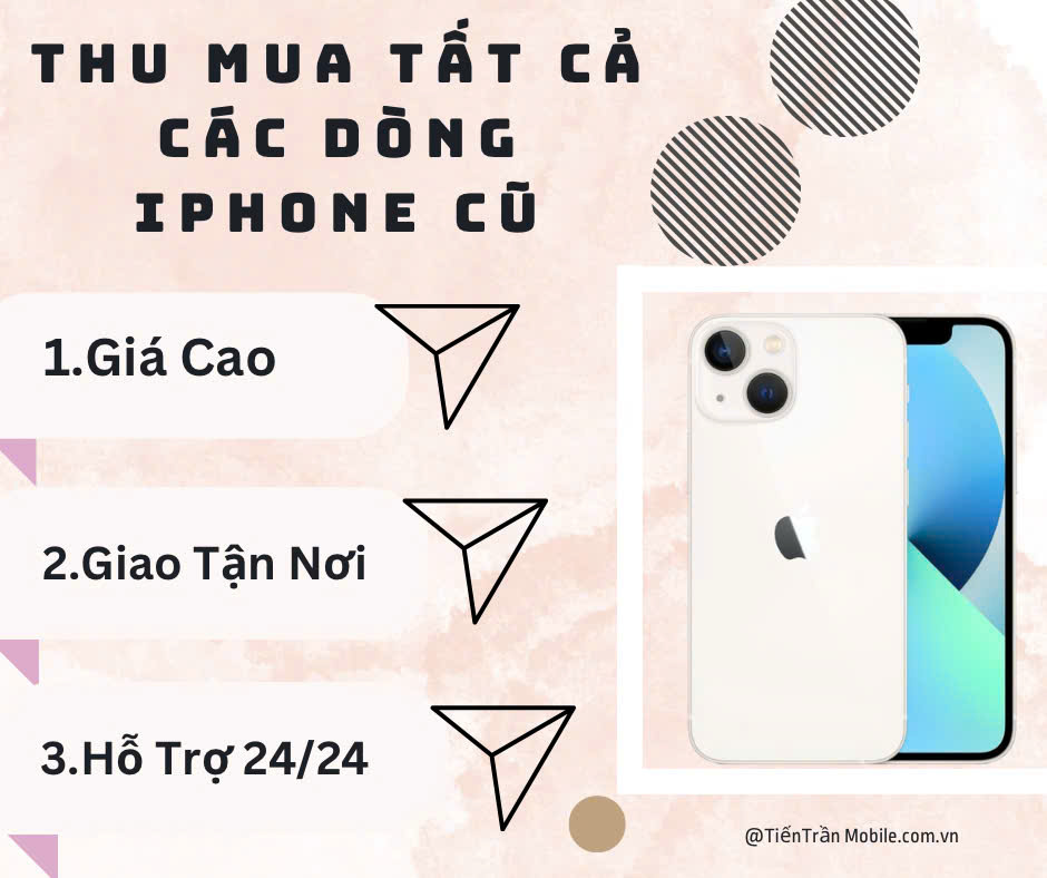 thu mua các dòng máy iphone