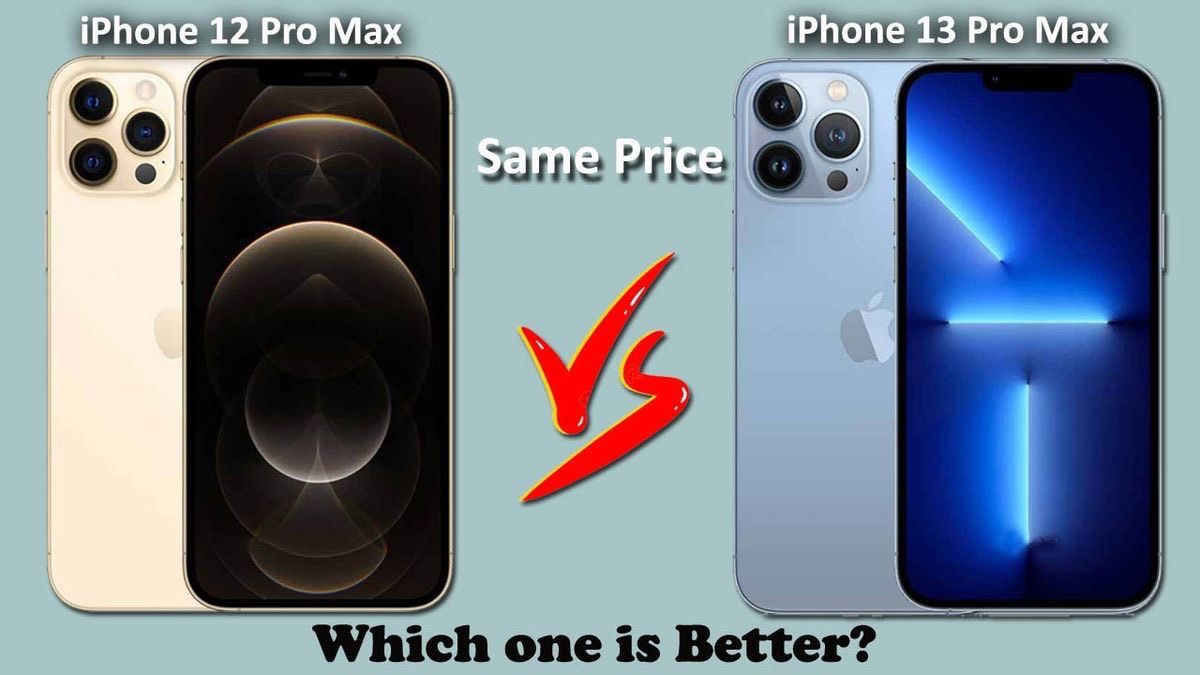 So sánh iphone 12 pro max vơi iphone 13 pro max