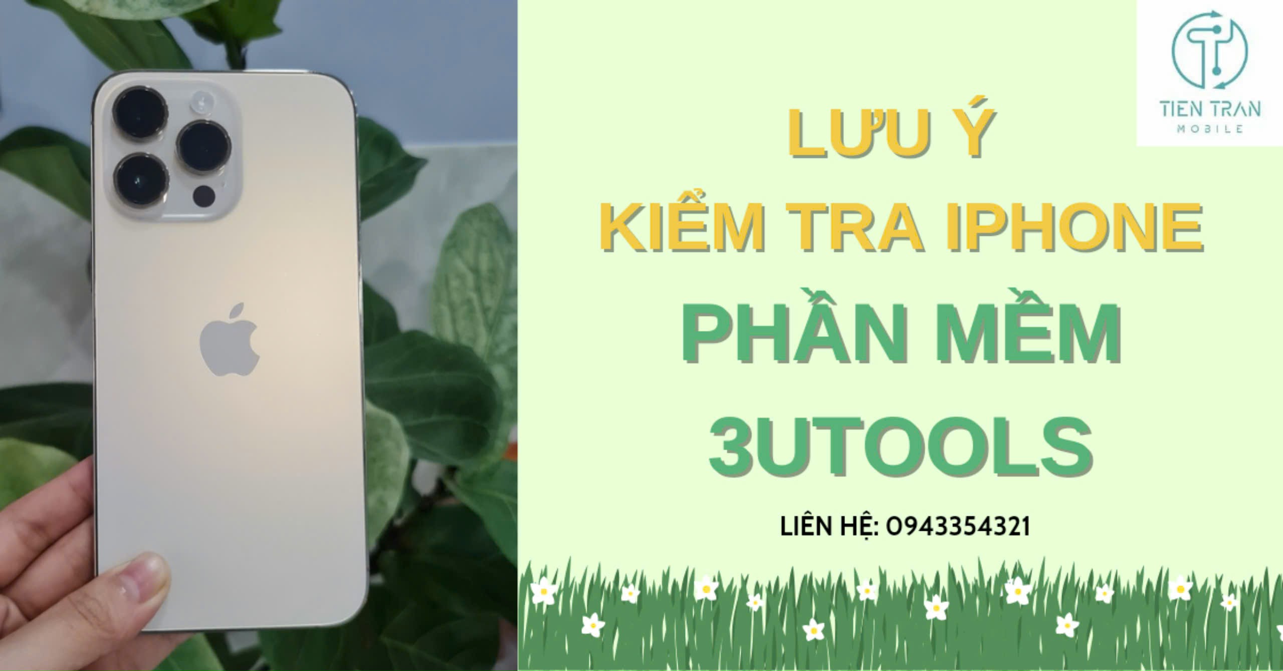 Kiểm tra iPhone bằng 3uTools đơn giản và hiệu quả