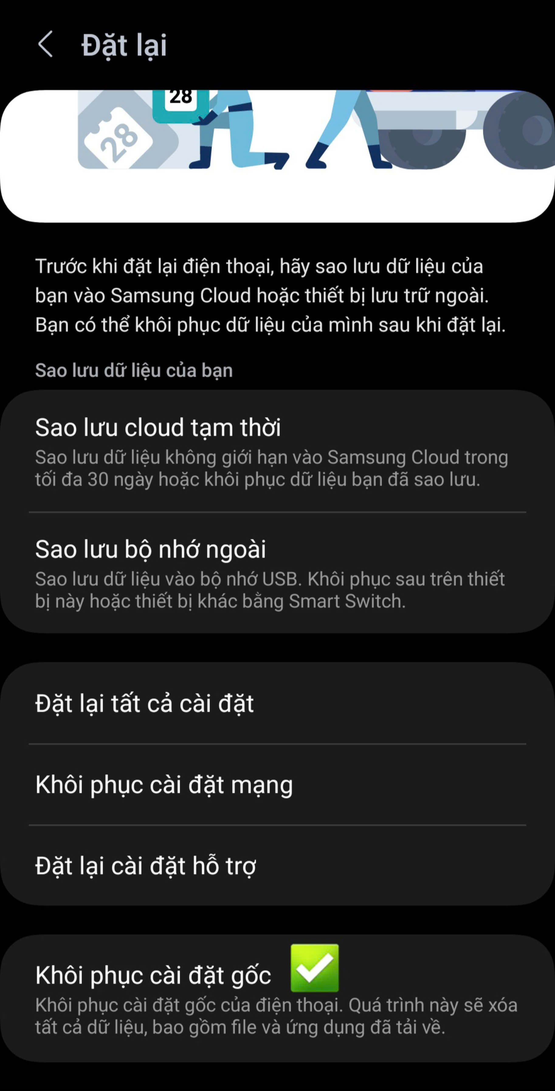 Cách khôi phục cài đặt gốc dành cho Android và iPhone