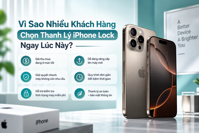 Thu Mua iPhone Lock Giá Cao, Uy Tín – Thanh Toán Ngay
