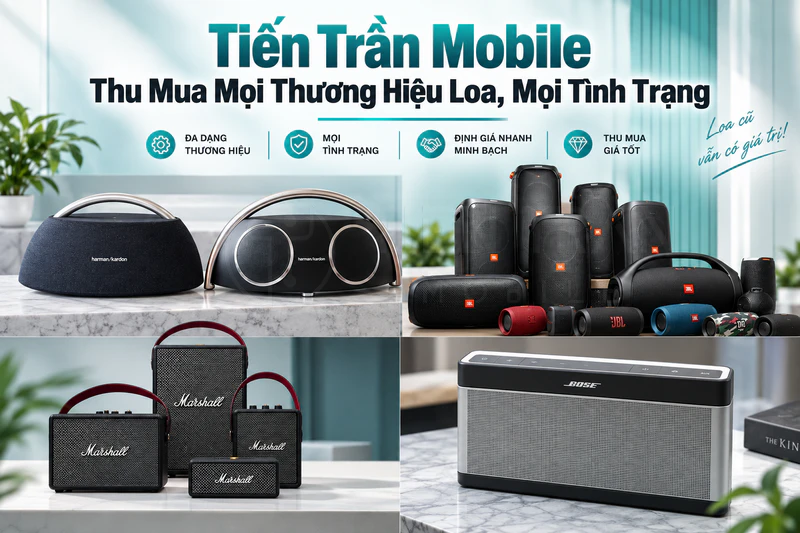Thu Mua Loa Bluetooth Cũ Tại HCM Giá Tốt, Giao Dịch Nhanh
