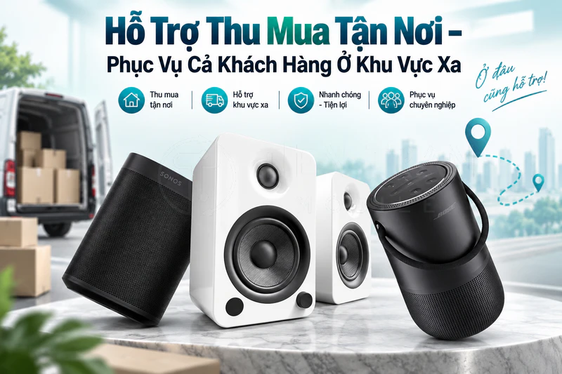 Thu Mua Loa Bluetooth Cũ Tại HCM Giá Tốt, Giao Dịch Nhanh