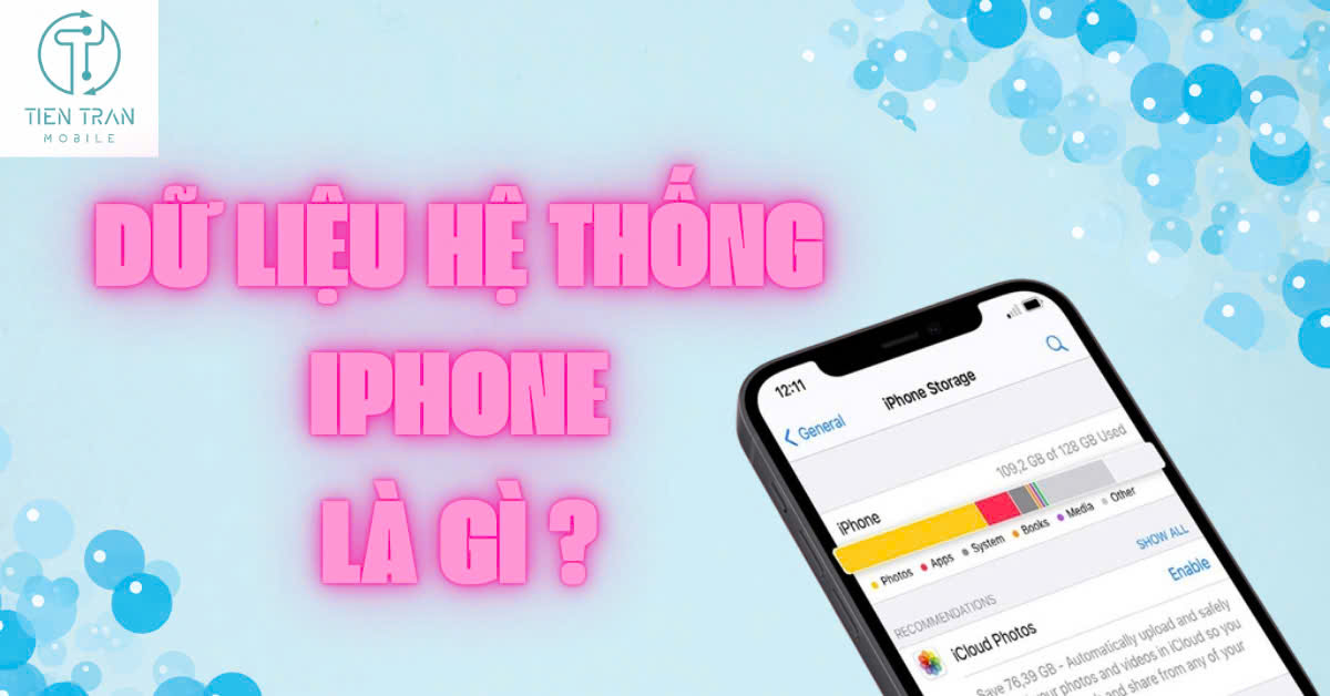 Dữ liệu hệ thống trên iPhone