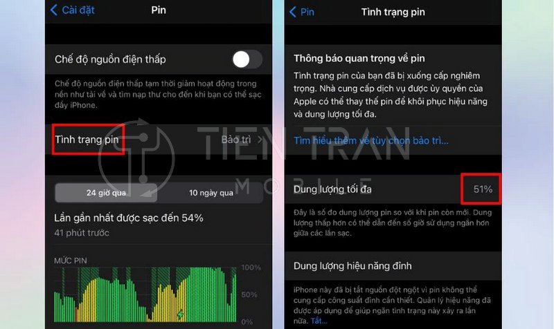 Dung Lượng Tối Đa Pin iPhone Tụt Nhanh? Lý Do & Cách Xử Lý
