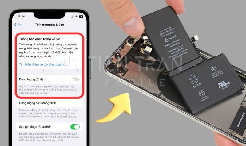 Dung Lượng Tối Đa Pin iPhone Tụt Nhanh? Lý Do & Cách Xử Lý