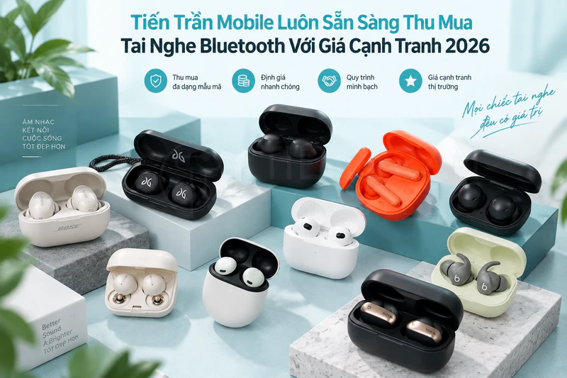 Thu Mua Tai Nghe Bluetooth Giá Cao Uy Tín Tại TP.HCM