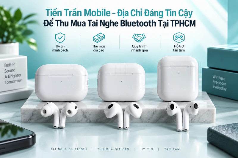 Thu Mua Tai Nghe Bluetooth Giá Cao Uy Tín Tại TP.HCM