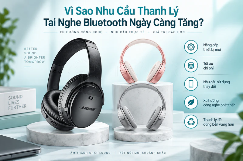 Thu Mua Tai Nghe Bluetooth Giá Cao Uy Tín Tại TP.HCM