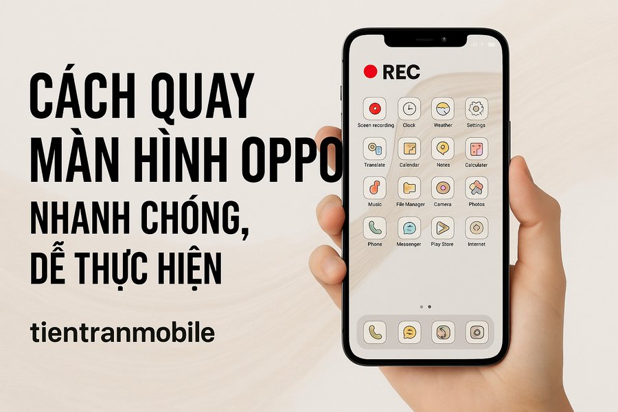 Cách Quay Màn Hình OPPO Nhanh Chóng, Dễ Thực Hiện