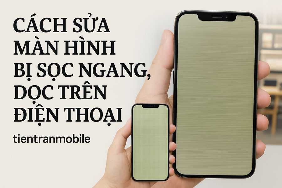 Cách Sửa Màn Hình Bị Sọc Ngang, Dọc Trên Điện Thoại