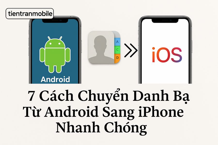 7 Cách Chuyển Danh Bạ Từ Android Sang iPhone Nhanh Chóng