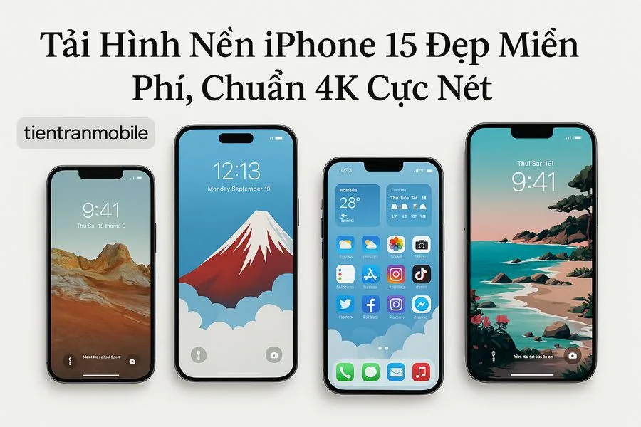 Tải Hình Nền iPhone 15 Đẹp Miễn Phí, Chuẩn 4K Cực Nét