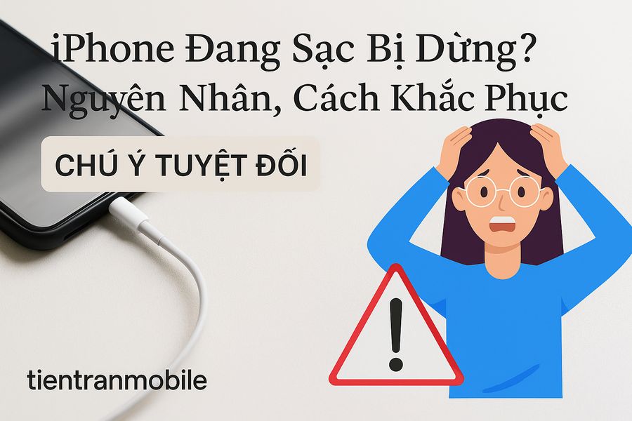 iPhone Đang Sạc Bị Dừng? Nguyên Nhân Và Cách Khắc Phục