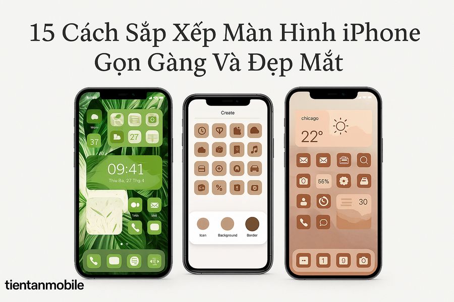 15 Cách Sắp Xếp Màn Hình iPhone Gọn Gàng Và Đẹp Mắt