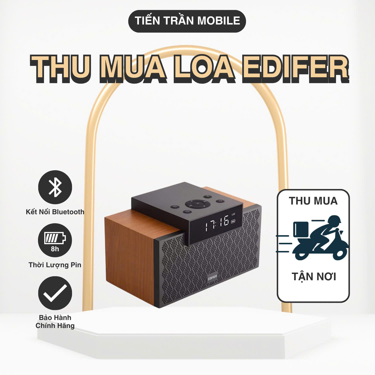 Quy trình thu mua loa Edifier cũ tại Tiến Trần Mobile- Nhanh chóng, minh bạch, chuyên nghiệp