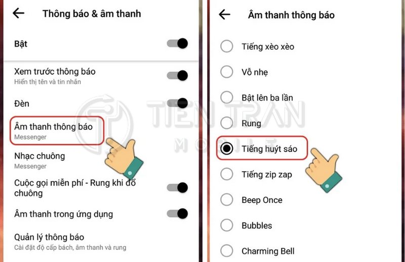 Cách Cài Nhạc Chuông Messenger Trên iPhone, Android