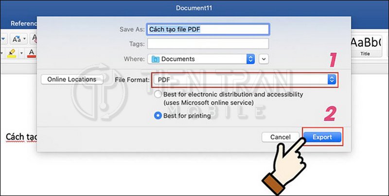 Cách Chuyển File Word Sang PDF Trên MacBook Siêu Nhanh 10 Cách Chuyển File Word Sang PDF Trên MacBook Siêu Nhanh