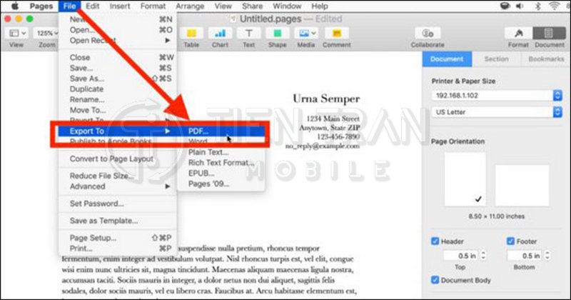 Cách Chuyển File Word Sang PDF Trên MacBook Siêu Nhanh 11 Cách Chuyển File Word Sang PDF Trên MacBook Siêu Nhanh