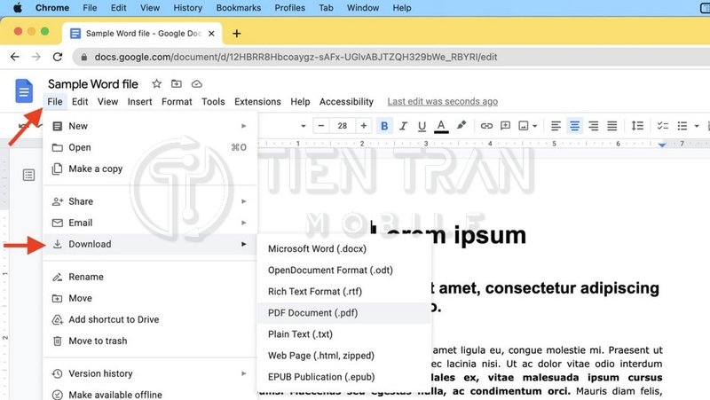 Cách Chuyển File Word Sang PDF Trên MacBook Siêu Nhanh 12 Cách Chuyển File Word Sang PDF Trên MacBook Siêu Nhanh