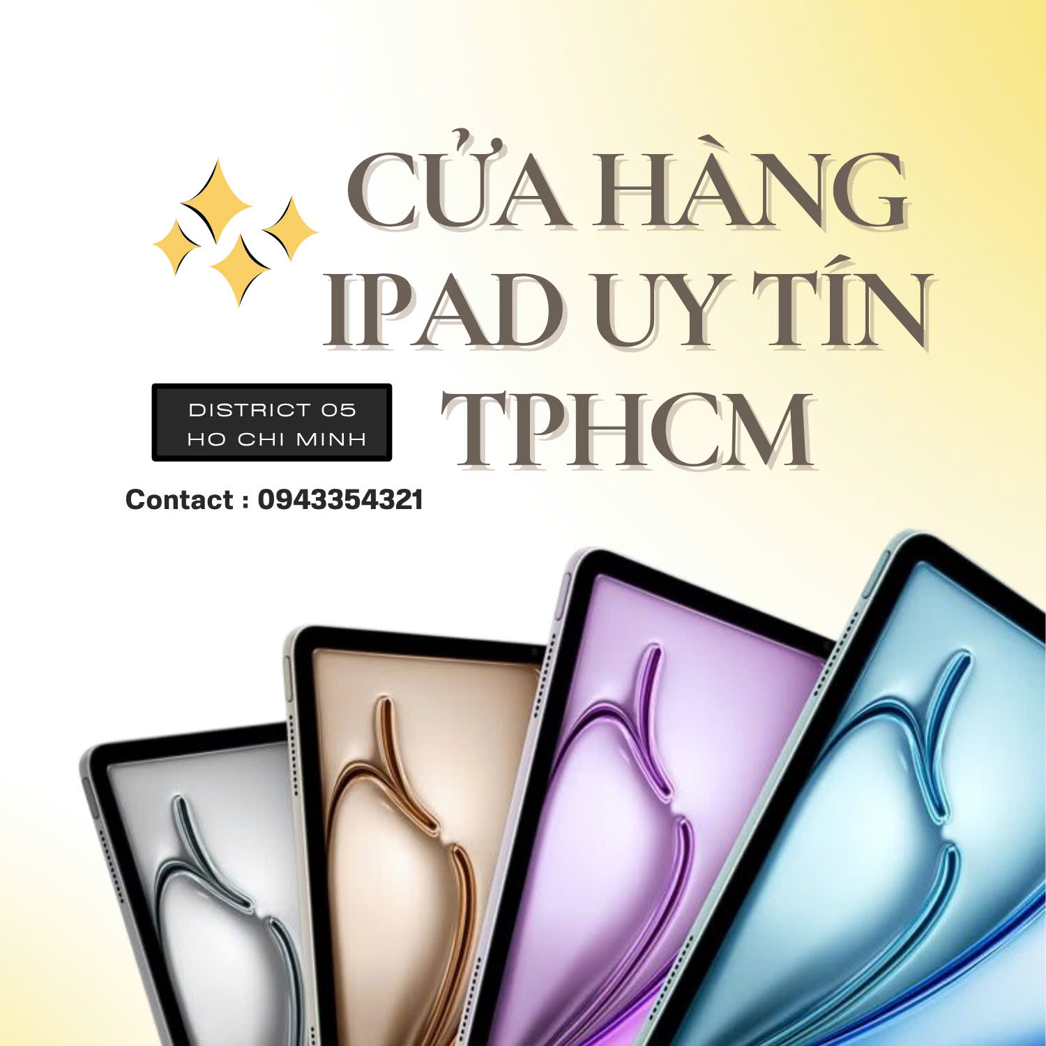 Cửa Hàng Bán iPad Uy Tín Tại TPHCM – Chất Lượng, Giá Tốt