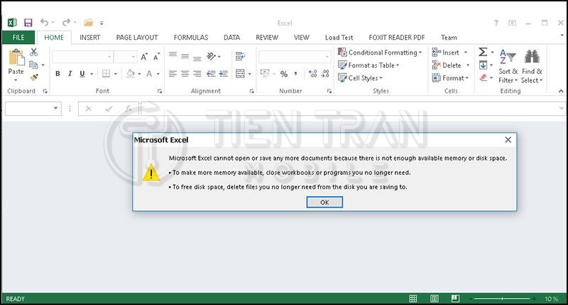 Cách Sửa Lỗi Mở File Excel Không Hiện Ra Dữ Liệu Đơn Giản