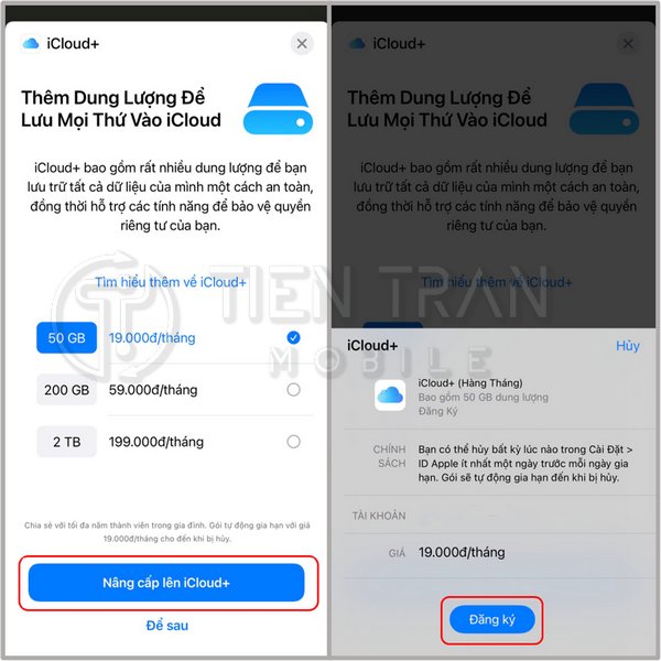 Hướng Dẫn Mua Dung Lượng iPhone Nhanh Gọn, Không Cần App