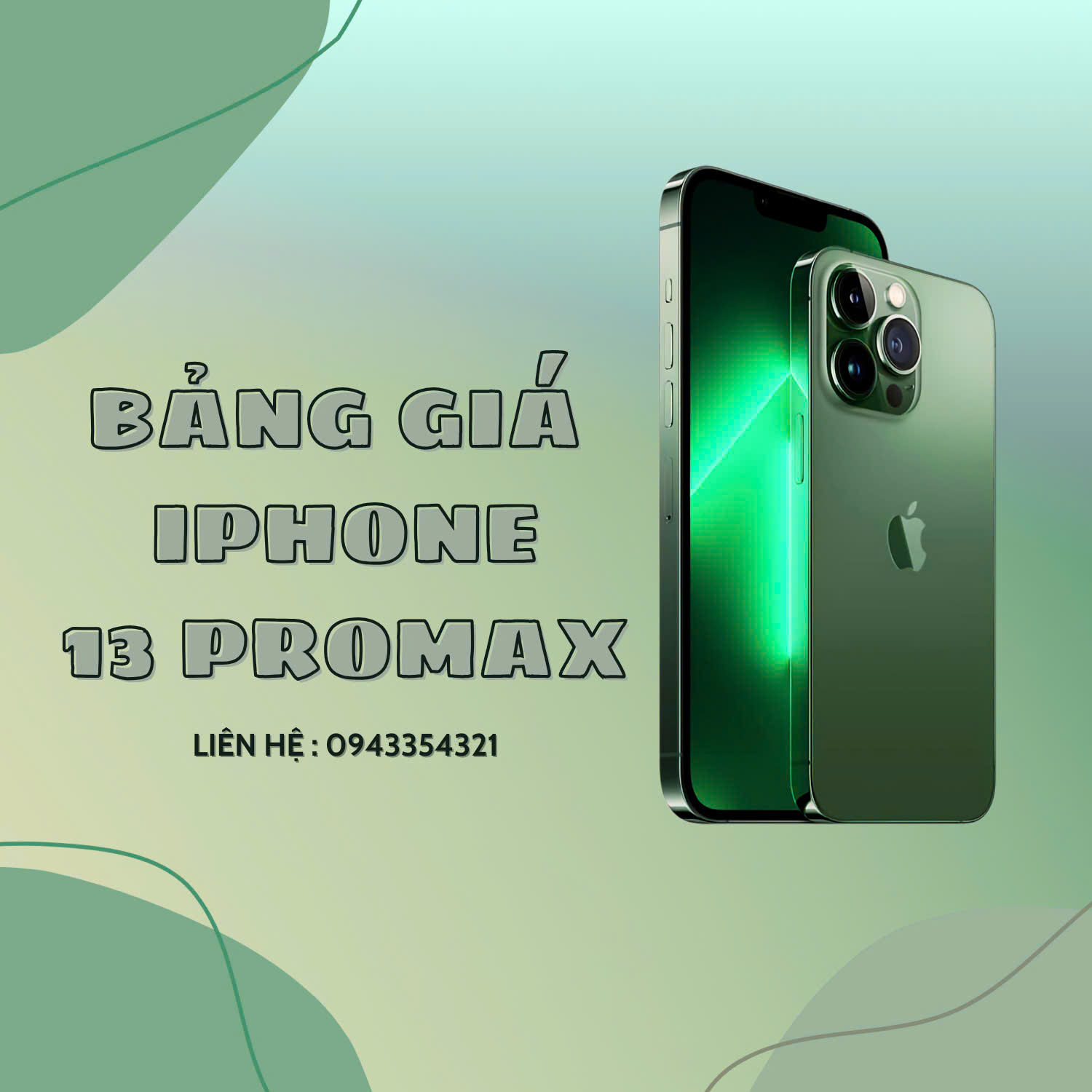 Bảng Giá iPhone 13 Promax Mới & Cũ 2025 – Liên Tục Giá Tốt