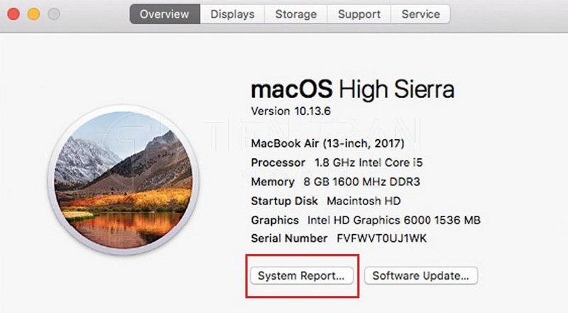 Cách Xem Cấu Hình Máy MacBook Air Đơn Giản, Chính Xác 11 cach xem cau hinh may macbook air 4