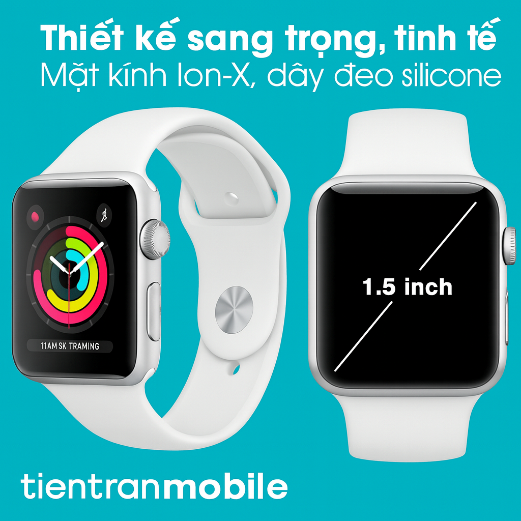 Apple Watch Series 3 42mm LTE Viền Nhôm Máy 99%- Chính Hãng VN 9 Apple Watch Series 3 42mm LTE Viền Nhôm Máy 99%- Chính Hãng VN