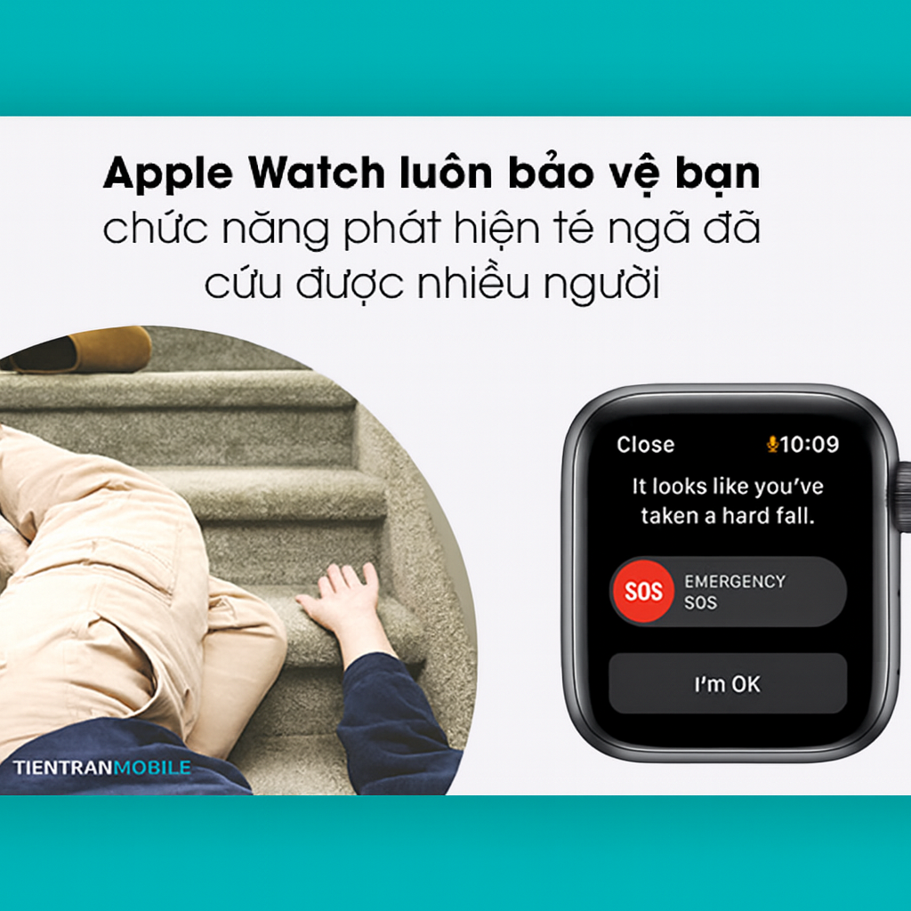 Apple Watch Series 4 41mm LTE Viền Nhôm Mã Mỹ Máy 99% 9 Apple Watch Series 4 41mm GPS Viền Nhôm Mã Mỹ Máy 99%