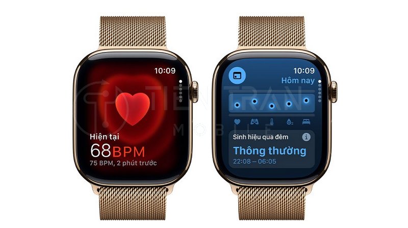 Apple Watch Series 10 46 mm 4G Viền Titan Dây Thép 16 apple watch series 10 46mm 4g vien titan day thep 4