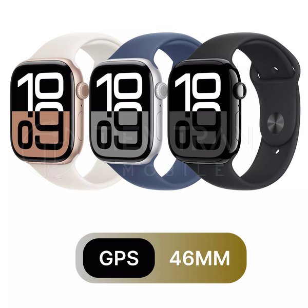 Apple Watch Series 10 46mm GPS Viền Nhôm Dây Cao Su 10 Apple Watch Series 10 46mm GPS Viền Nhôm Dây Cao Su