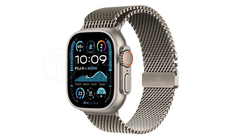 Apple Watch Ultra 2 49mm 4G Viền Titan Dây Thép 9 Apple Watch Ultra 2 49mm 4G Viền Titan Dây Thép