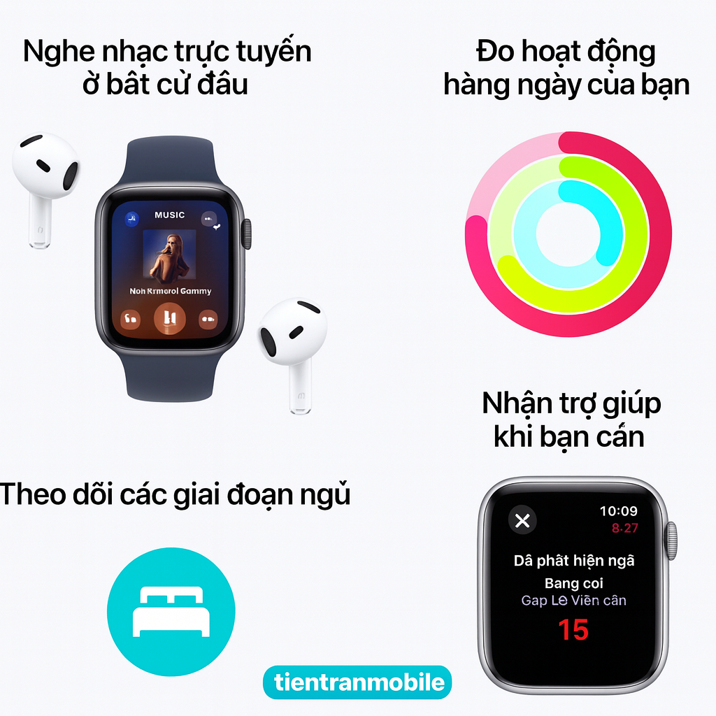 Apple Watch Series 7 41mm LTE Máy 99 | Chính hãng VN/A 8 Apple Watch Series 7 41mm LTE Máy 99 | Chính hãng VN/A