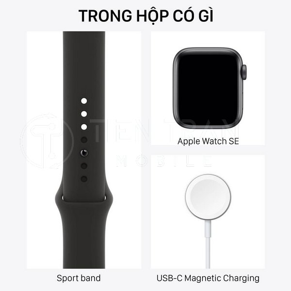 Apple Watch SE 40mm GPS Viền Nhôm Dây Cao Su 16 Apple Watch SE 40mm GPS Viền Nhôm Dây Cao Su