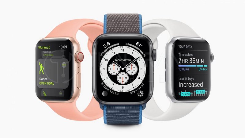 Apple Watch SE 44mm GPS Viền Nhôm Dây Cao Su 11 Apple Watch SE 44mm GPS Viền Nhôm Dây Cao Su