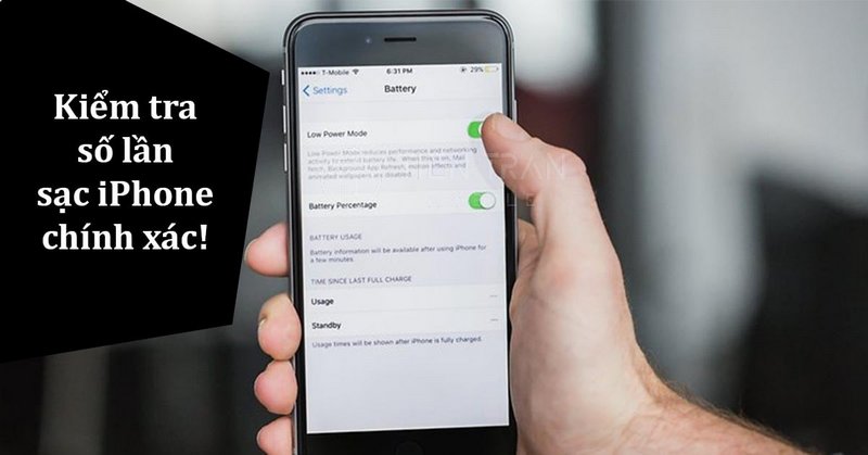 Cách Kiểm Tra Số Lần Sạc Tình Trạng Pin Trên iPhone