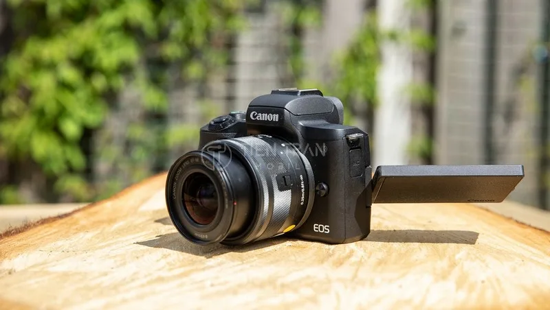 Máy Ảnh Canon EOS M50 Mark II Đẹp 99 Kèm Pin Và Sạc