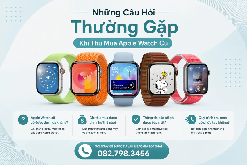 Thu Mua Apple Watch Giá Cao HCM – Thanh Toán Nhanh, Uy Tín