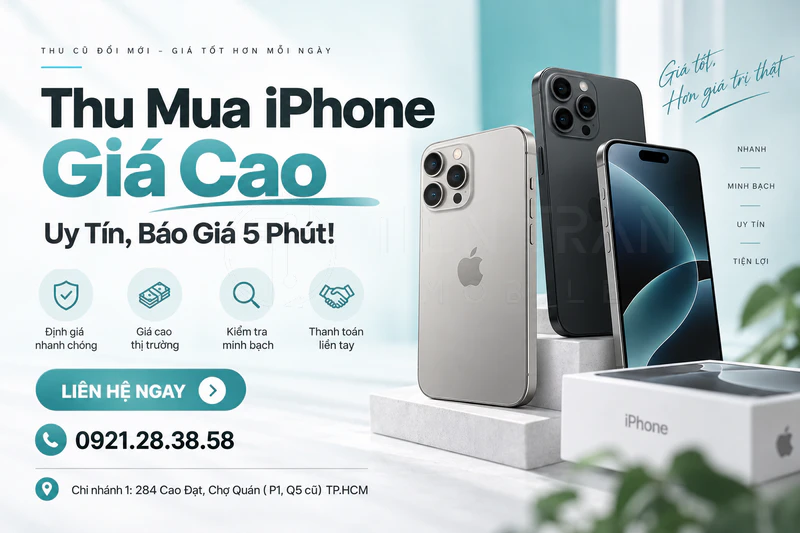 Thu Mua iPhone Giá Cao – Uy Tín, Báo Giá 5 Phút! - Cập nhật iPhone 17