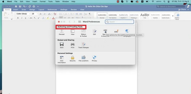 Cách Tắt Gạch Chân Đỏ Trong Word Trên MacBook Nhanh Nhất 11 Cách Tắt Gạch Chân Đỏ Trong Word Trên MacBook Nhanh Nhất
