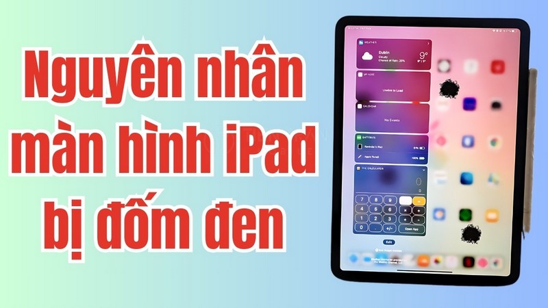 Màn Hình iPad Bị Đốm Đen Là Gì? Nguyên Nhân Và Cách Xử Lý