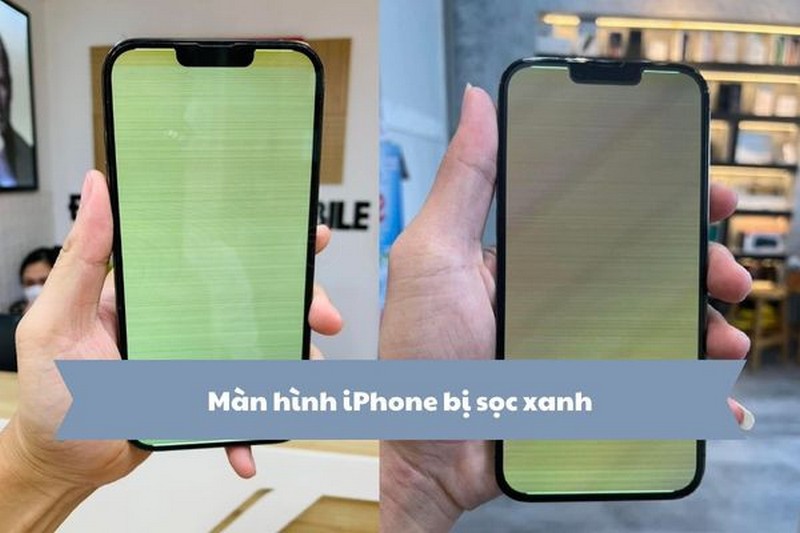 Nguyên Nhân Và Cách Sửa Màn Hình iPhone Bị Sọc Xanh 7 Nguyên Nhân Và Cách Sửa Màn Hình iPhone Bị Sọc Xanh