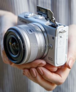 may anh canon eos m200 kem lens 15 45mm is stm 3