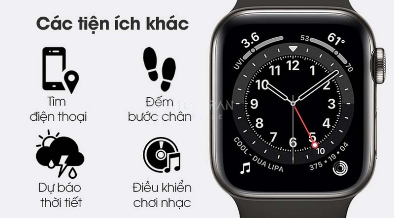 Apple Watch Series 9 44mm LTE VN Viền Thép Dây Cao Su Máy 99 8 Apple Watch Series 9 44mm LTE VN Viền Thép Dây Cao Su Máy 99