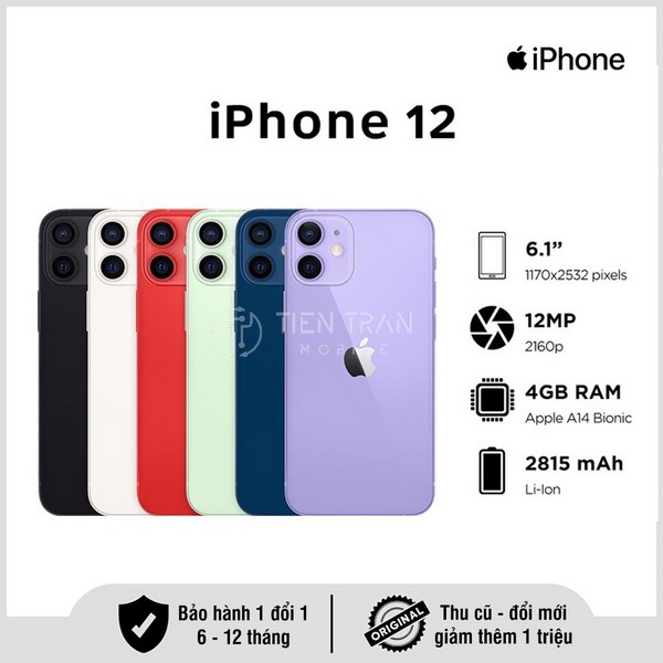 iPhone 12 64Gb Mã Mỹ Pin 100 Máy đẹp 99 14 iPhone 12 64Gb Mã Mỹ Pin 100 Máy đẹp 99