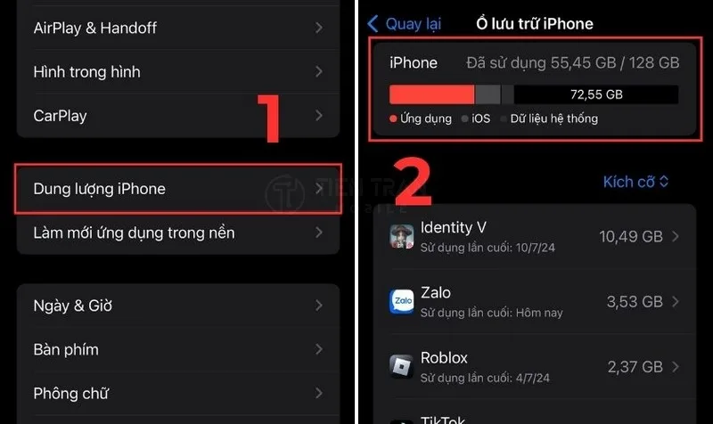 Cách Đọc Dung Lượng Ổ Cứng iPhone Chuẩn Xác Nhất 2025